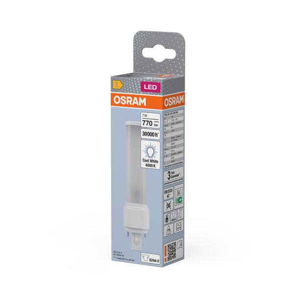Lampa DULUX D LED FR 18 CCG, AC mains 7W 840 G24d-2