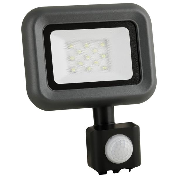 NAŚWIETLACZ LED HELI 10W Z CZUJNIKIEM RUCHU IP65 100LM/W NEUTRALNY BIAŁY 3 LATA GW. ANLUX