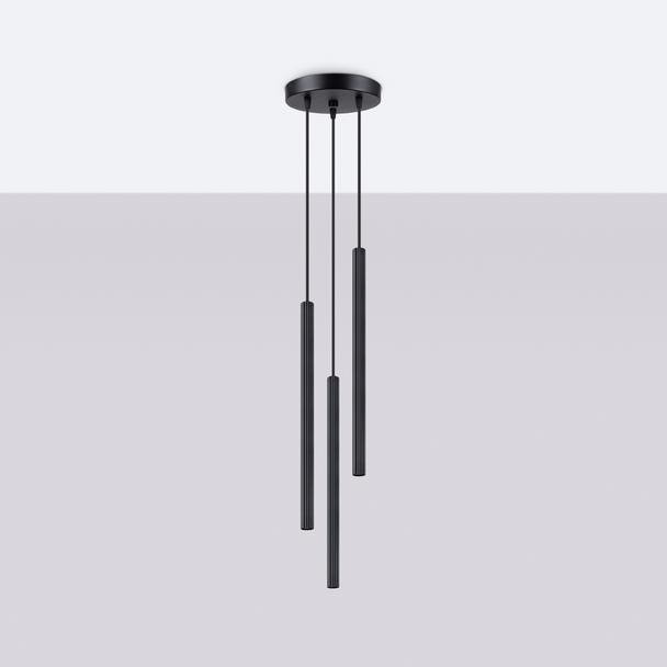 Lampa wisząca ARCHE 3P czarna