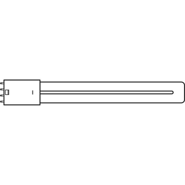 Lampa DULUX L LED FR 24 ECG, AC mains 12W 830 2G11