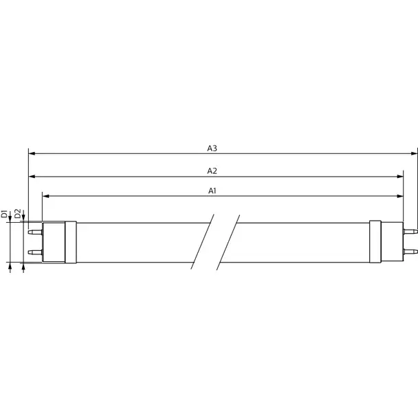 Tuba LED MASTER 8W=18W 1050lm 6500K barwa zimna LEDtube VLE 600mm HO 8W 865 T8 Tuby LED 5 lat gw. PH 9,29002E+11 PHILIPS