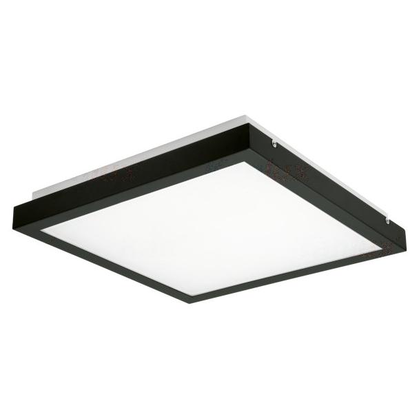 Plafoniera LED z czujnikiem ruchu TYBIA LED 38W-NW-SE B barwa neutralna 4000K 3800lm Czarny 24643 KANLUX