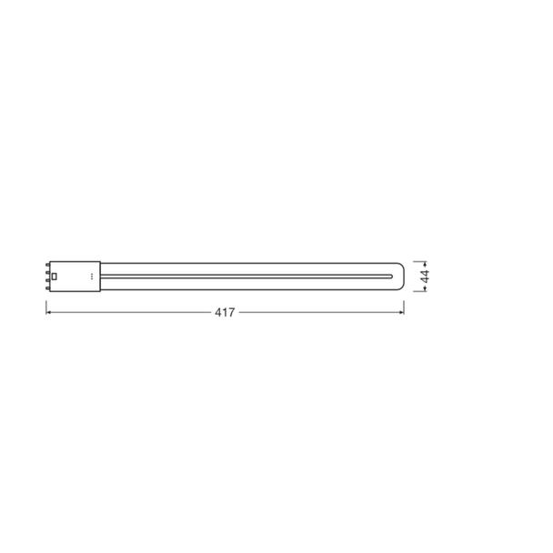 Lampa DULUX L LED FR 36 ECG, AC mains 18W 830 2G11