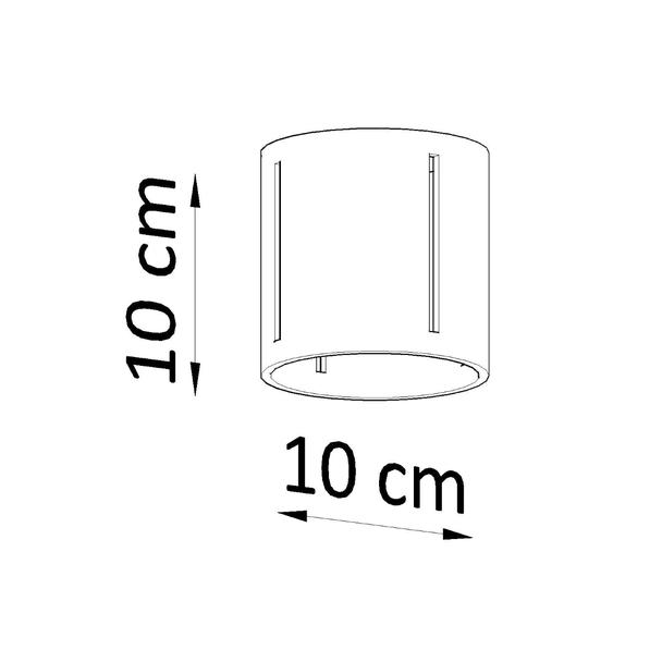 Sollux Plafon INEZ szary SL.0357