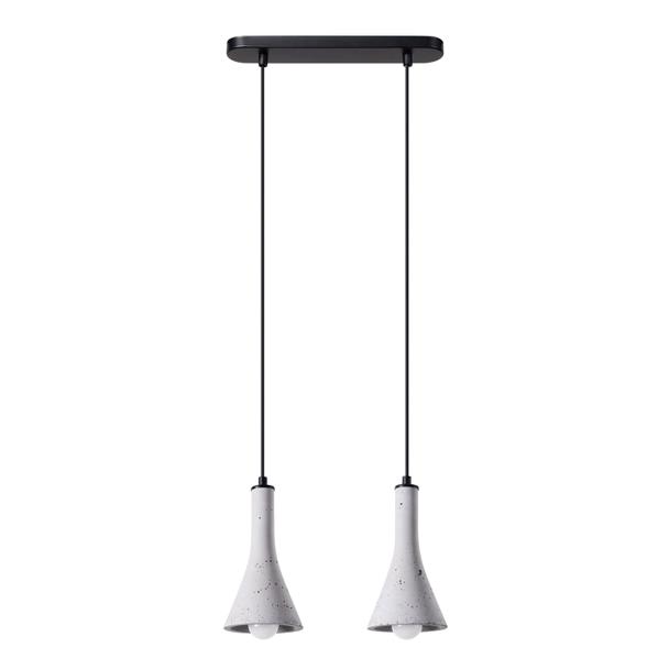 Sollux Lampa wisząca REA 2 beton SL.1224