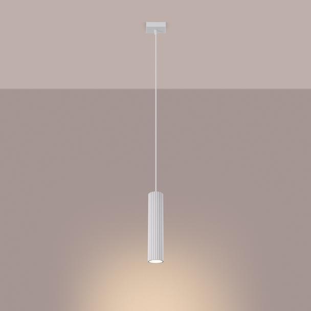 Sollux Lampa wisząca KARBON 1 biały SL.1535