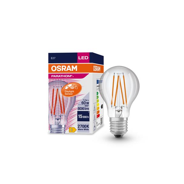 Lampa LEC PARATHOM+ non-dim CL A60 FILAMENT 7,3W/827 E27