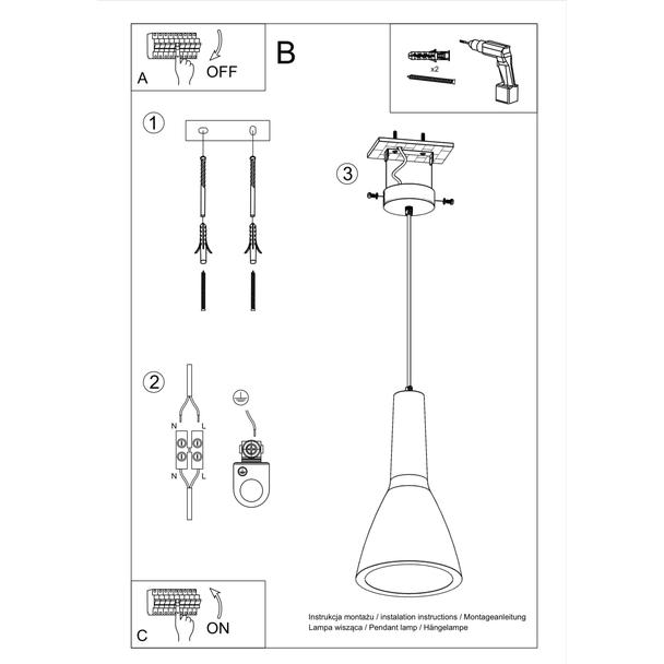 Sollux Lampa wisząca EMPOLI SL.0280