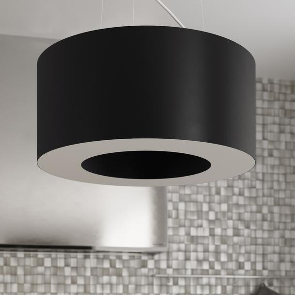 Sollux Żyrandol SATURNO SLIM 70 czarny SL.0754