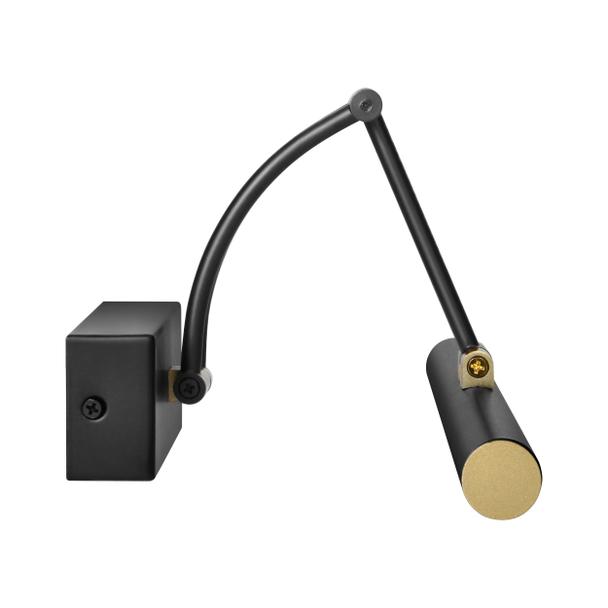 Kinkiet lampa nad lustro RICO LED 7W 770lm 4000K IP44 dł. 40 cm czarna AD-OM-6518L4/B ORNO