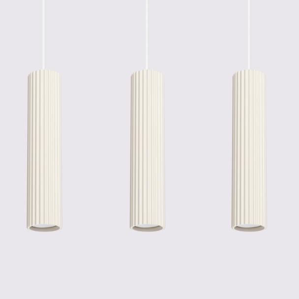 Sollux Lampa wisząca KARBON 3L beżowy SL.1594