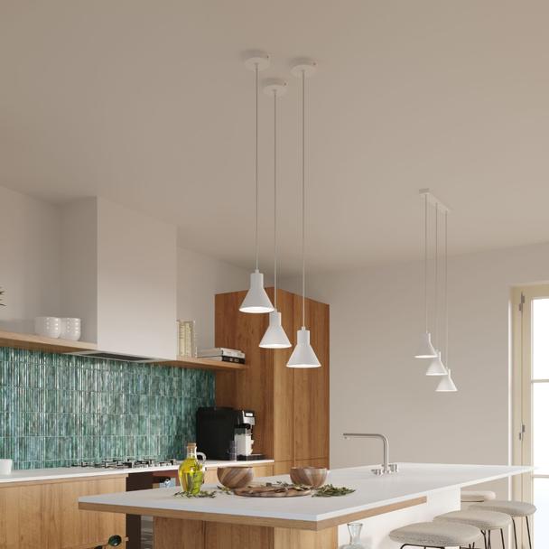 Sollux Lampa wisząca TALEJA 1 biała [E27] SL.0983
