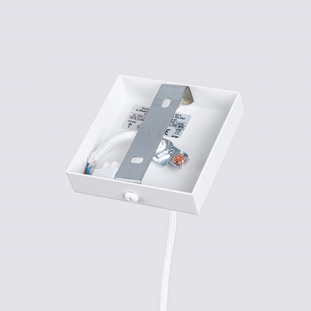 Sollux Lampa wisząca KARBON 1 biały SL.1535