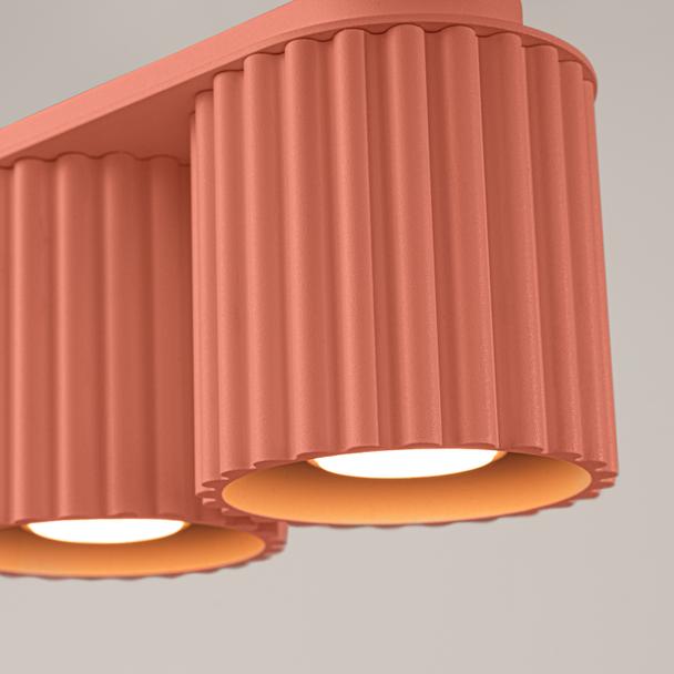 SOLLUX Plafon AURA 2 brzoskwiniowy GU10 ; SL.1825