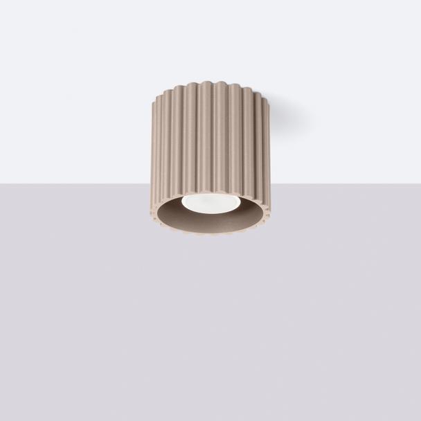 SOLLUX Plafon AURA 1 taupe GU10 ; SL.1814