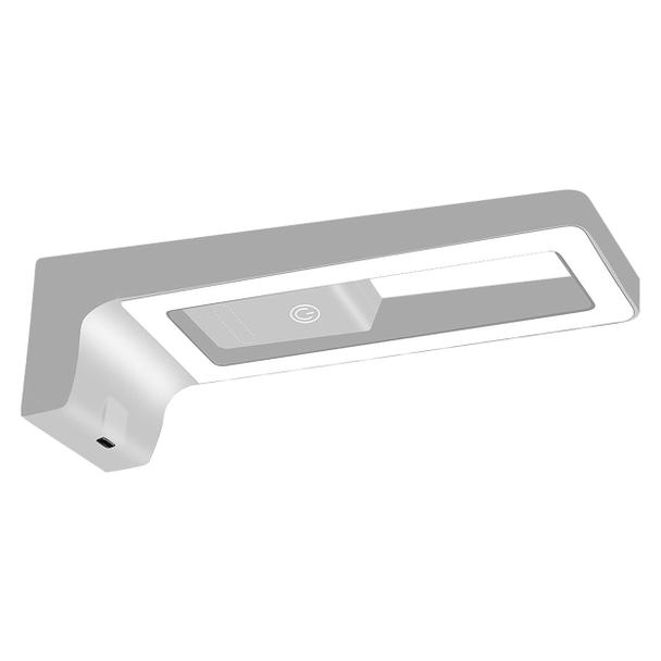 ARTUS lampka podszafkowa LED 3W, 225lm, 4000K, z włącznikiem dotykowym i USB, szara AD-OM-6474L4/G/USB ORNO