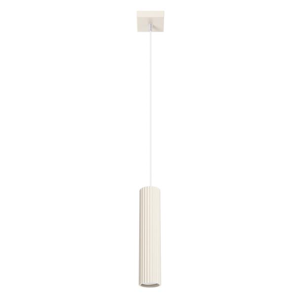 Sollux Lampa wisząca KARBON 1 beżowy SL.1592