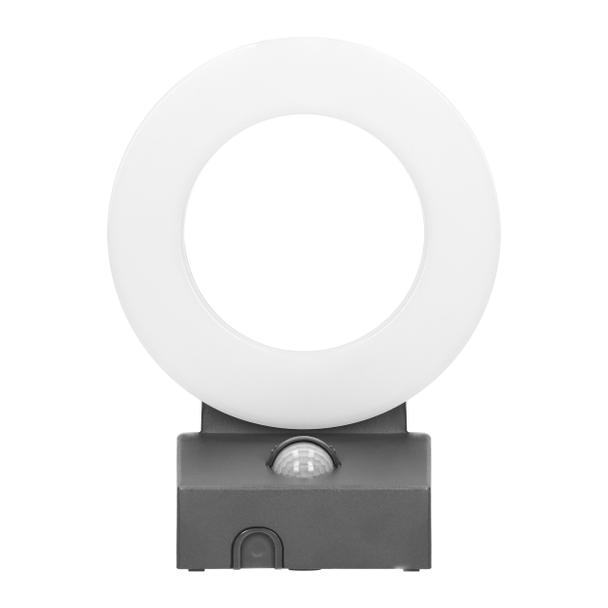 HOWLIT LED 20W, oprawa ogrodowa z czujnikiem ruchu, 1800lm, IP65, 4000K, szara AD-OP-6205GLPMR4 ORNO
