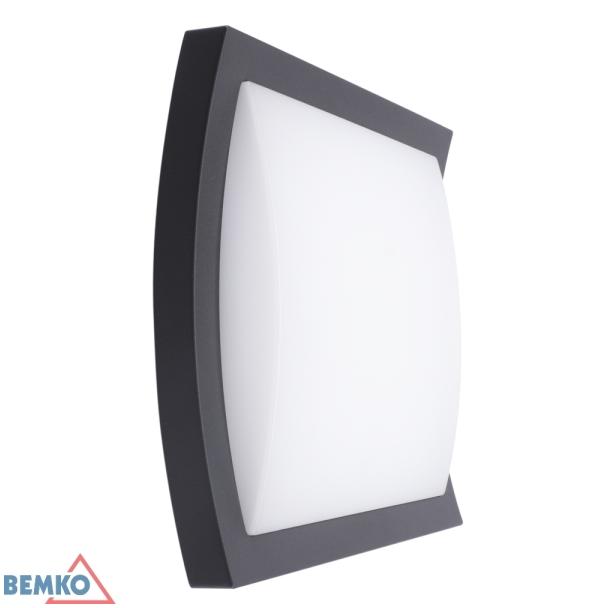 OPRAWA ELEWACYJNA VALANT 20W 3000K 1400LM IP65 243X243X73MM PLAFON GRAFIT C25-EL1-P-020GR-3K BEMKO