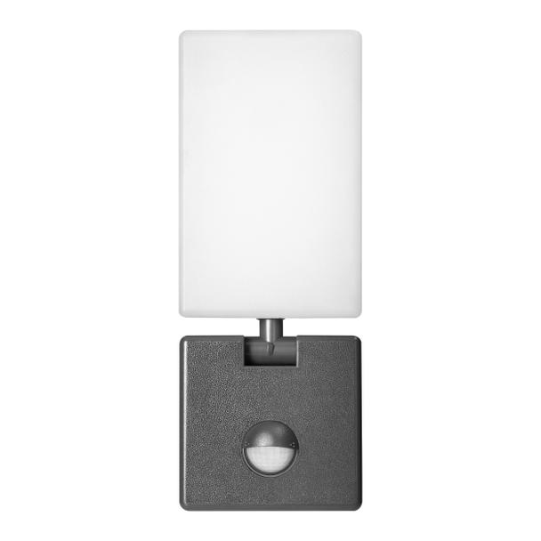 Oprawa ogrodowa z czujnikiem ruchu PIR ENID LED 10W 800lm IP65 4000K szary AD-OP-6605GLPMR4 ORNO