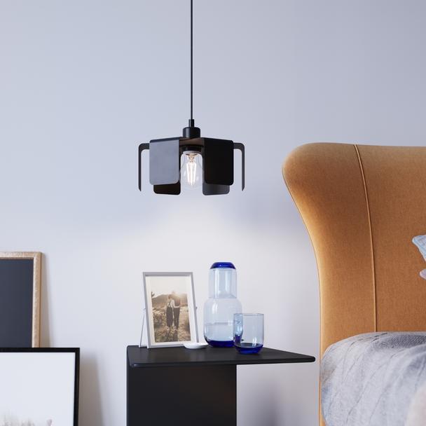 Sollux Lampa wisząca TULIP czarny SL.0667