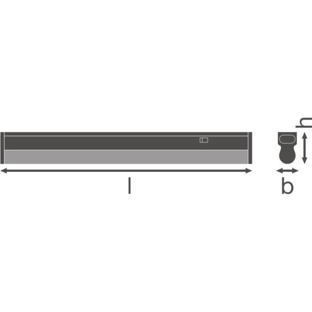 Oprawa liniowa LINEAR COMPACT SWITCH 300 4W 4000K