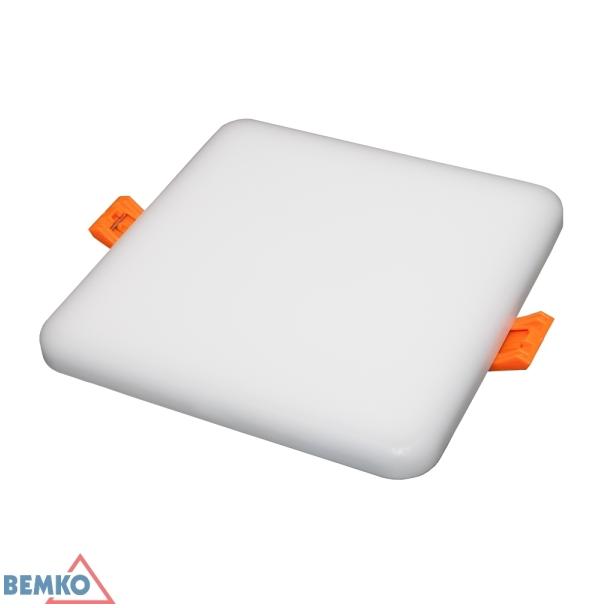 OPRAWA DOWNLIGHT LED WALED 26W 4000K 2220LM IP66/IP20 PF>0.9 215x215x20MM KWADRAT BIAŁY C70-DLW-S215-260-4K-WH BEMKO