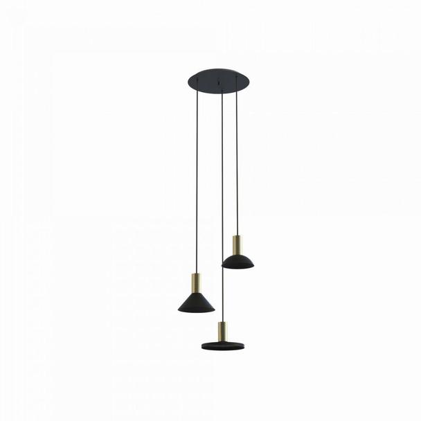 HERMANOS III BLACK/SOLID BRASS