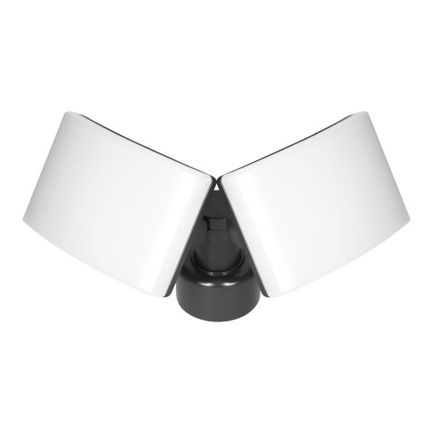 TOS DUO LED 2x20W podwójny naświetlacz ogrodowy 2x1600lm IP65 4000K, PC czarny AD-NL-6603BL4 ORNO