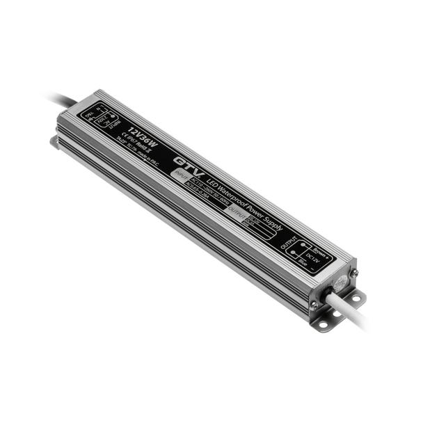 GTV TRANSFORMATOR LED WODOODPORNY, 36W, IP67, DC 12V LD-WZA36W-NW GTV Poland