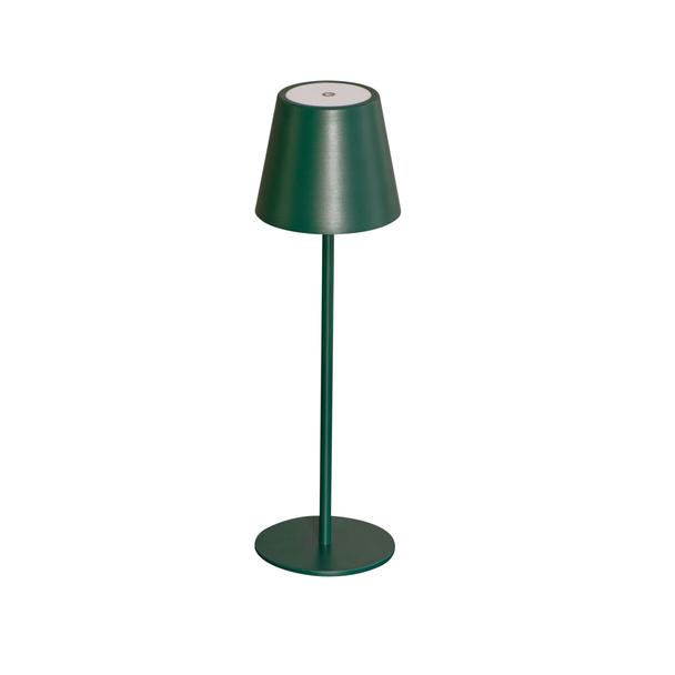 INITA LED IP54 GN Lampka stołowa bezprzewodowa INITA LED IP54 GN barwa ciepłobiała 3000K max 138Lm k 36320 KANLUX