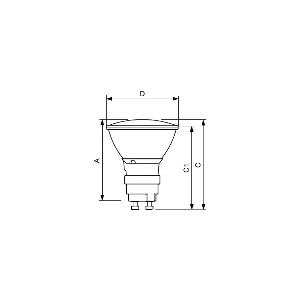 Żarówka metahalogenkowa ceramiczna MASTERColour CDM-Rm Mini 20W/830 GX10 MR16 25D 9,28191E+11 PHILIPS