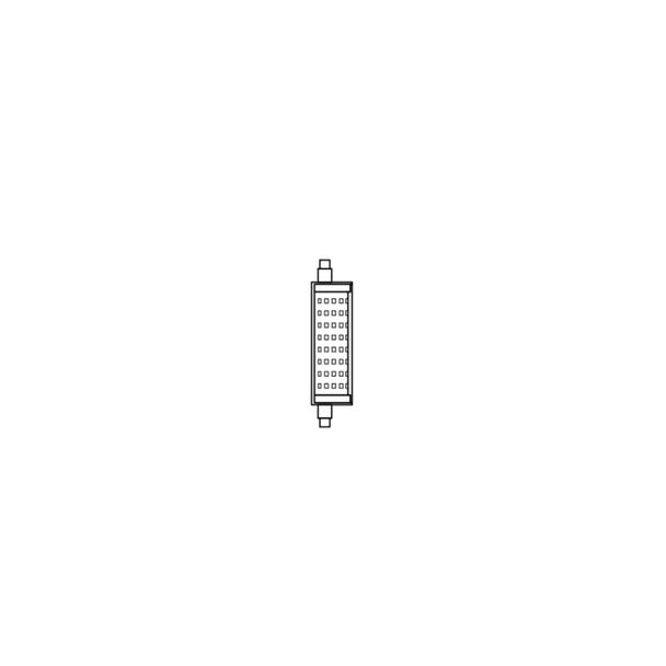 LAMPA LED LINE 118mm 125D 16W/827 230V R7S 6X1