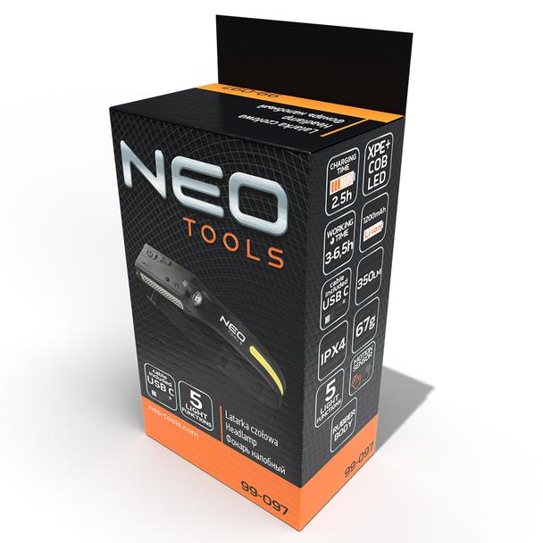 Latarka czołowa czołówka pasek LED belt 2w1 NEO GTX 99-097 GTX Poland