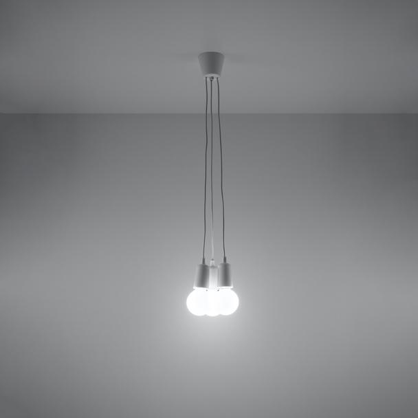 Sollux Lampa wisząca DIEGO 3 biała SL.0570