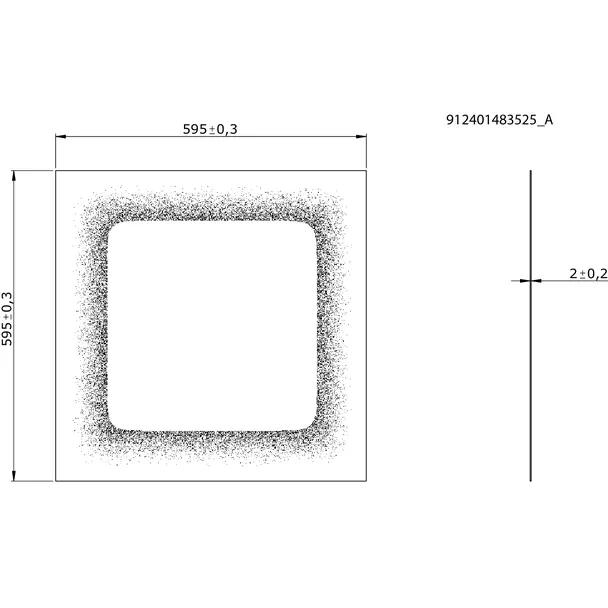 Akcesorium Coreline RC159Z Deco Square W60L60 (5pcs) 9,12401E+11 PHILIPS