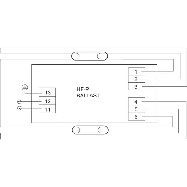 Statecznik transformator elektroniczny 2x58W HF-P 258 9,13713E+11 PHILIPS