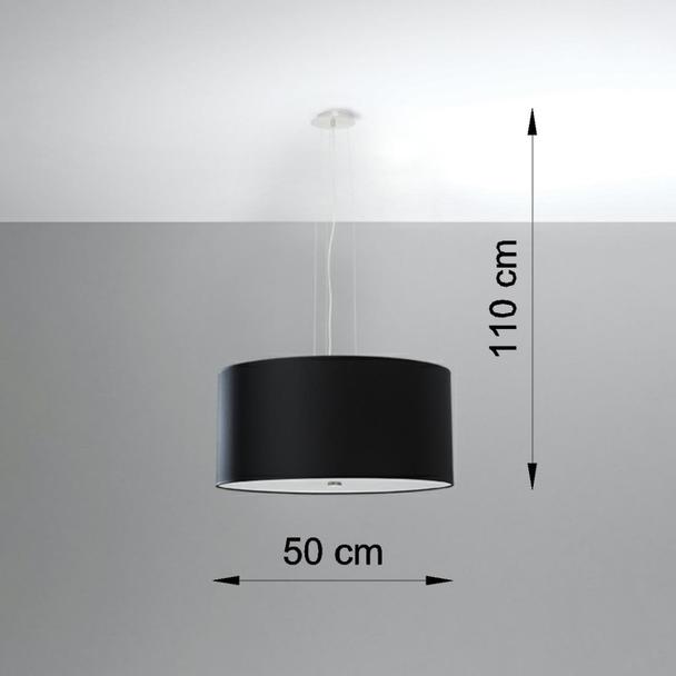 Sollux Żyrandol OTTO 50 czarny SL.0744