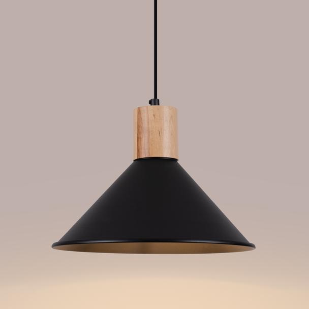 Lampa wisząca JAGA czarna