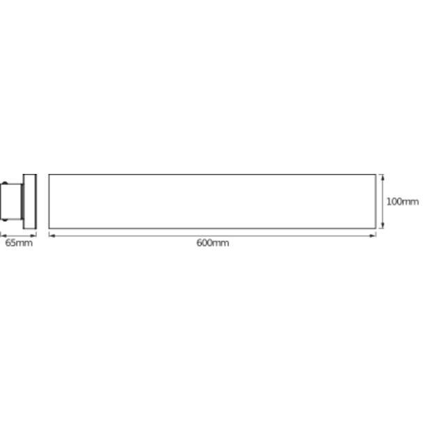 Oprawa SMART+ Planon Frameless Rectangular WIFI TW 600x100