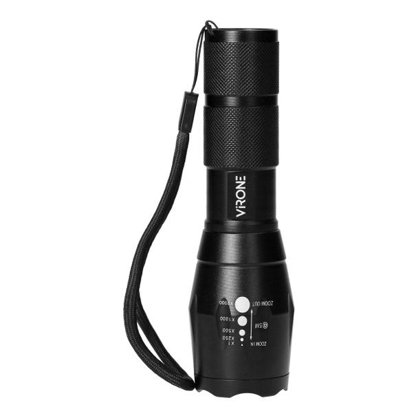 Latarka LED CREE 10W z zoomem, 800lm, 3 x AAA, aluminiowa konstrukcja LT-5 ORNO