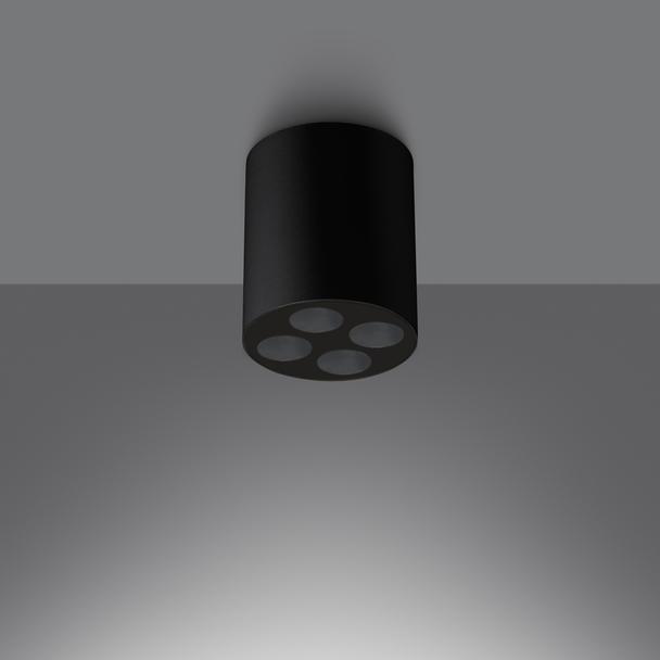 Sollux Plafon ZOE czarny LED SL.1210