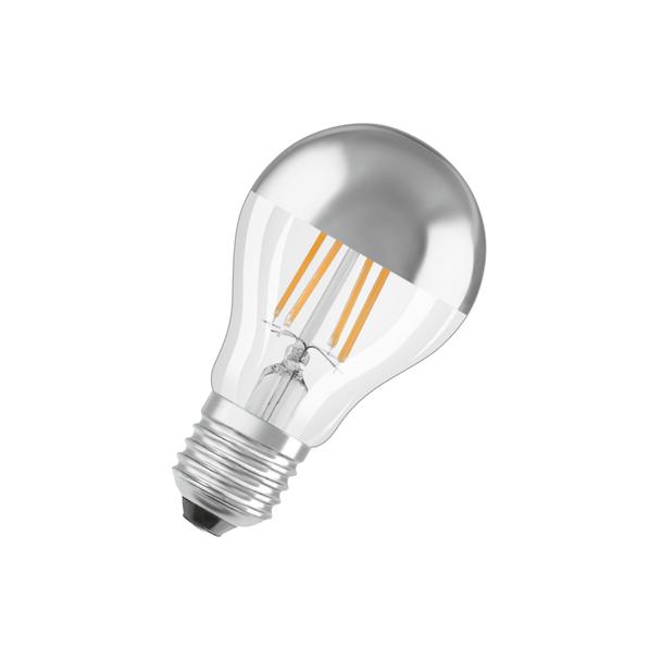 Lampa LED STAR CL A Filament szkło przezroczyste Mirror Silver 34 non-dim 4W 827 E27