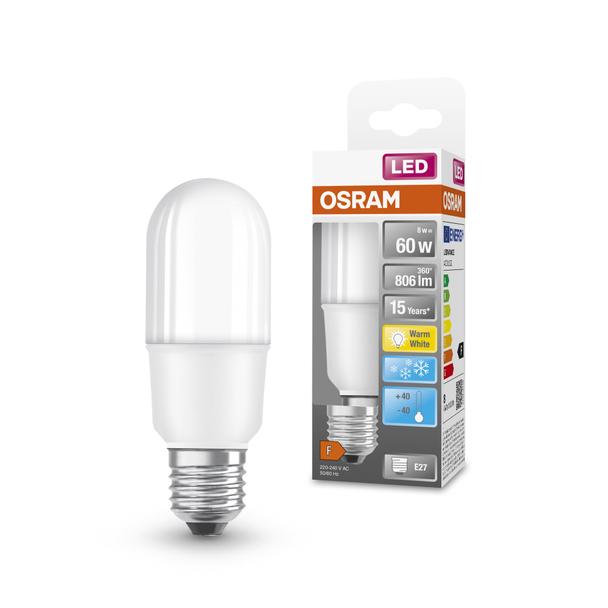 Lampa LED STAR CL STICK FR 60 non-dim 8W 827 E27