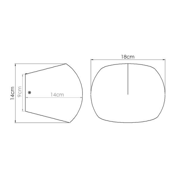 Sollux Kinkiet GLOBE beton