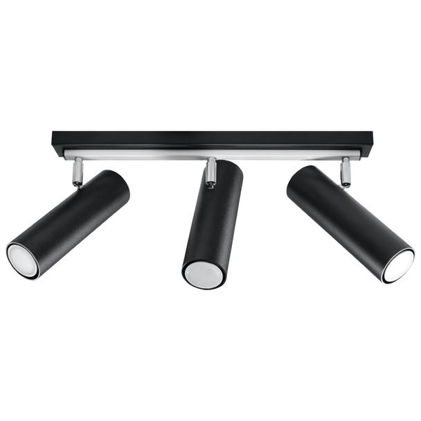Sollux Plafon DIREZIONE 3 czarny SL.0501