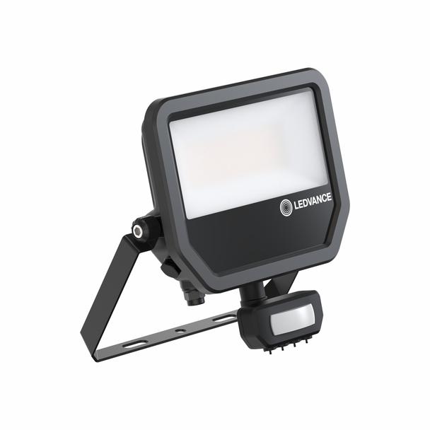 Naświetlacz LED z czujnikiem ruchu FLOODLIGHT sensor PFM G4 27W41W IP65 4000K 145lm/W czarny LEDVANC