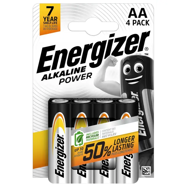 Baterie alkaliczne BASE POWER SEAL AA LR6 /4 szt. ENERGIZER 7,6389E+12 SELVISTA