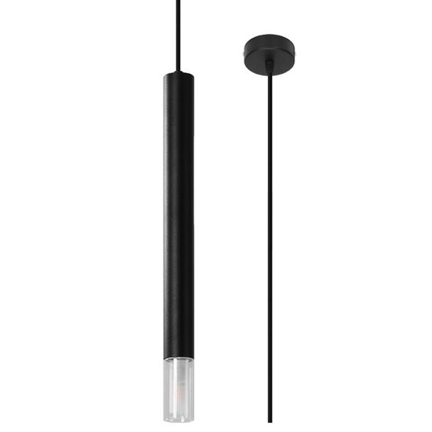 Sollux Lampa wisząca WEZYR 1 czarna