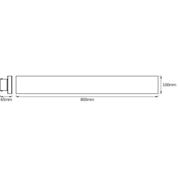 Oprawa SMART+ Planon Frameless Rectangular WIFI TW 800x100